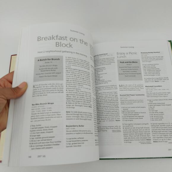 Southern Living 2007 Annual Recipes Cookbook Hardcover Slow-cooker section - Picture 15 of 16